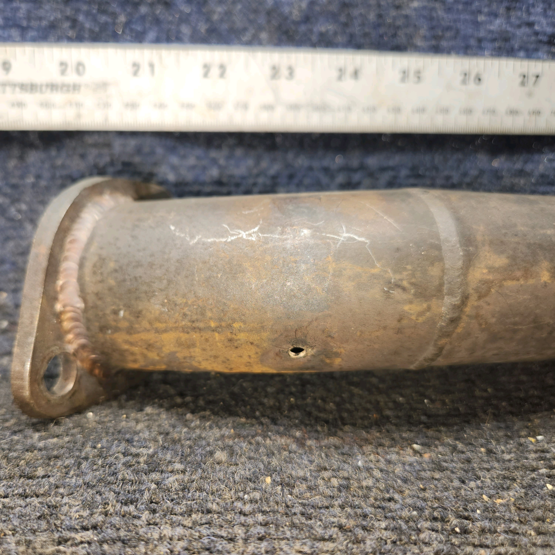 Used aircraft parts for sale, 38137-004 Lycoming IO-540-K1G5 Piper PA32RT-300 Exhaust Stack - LH Forward