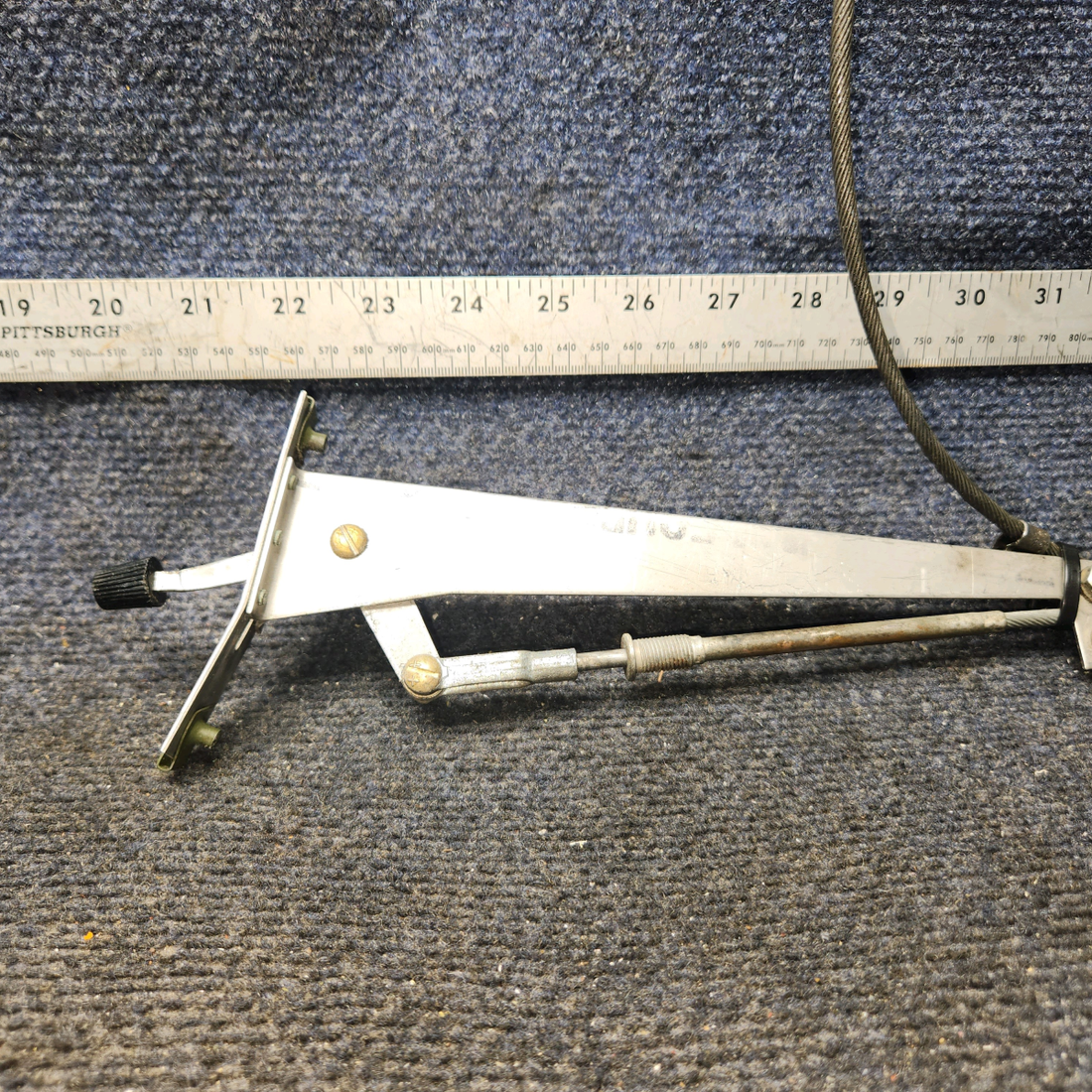 Used aircraft parts for sale, 66835-000 Piper PA28-161 Carburetor Heat Control Cable (Length: 48”)