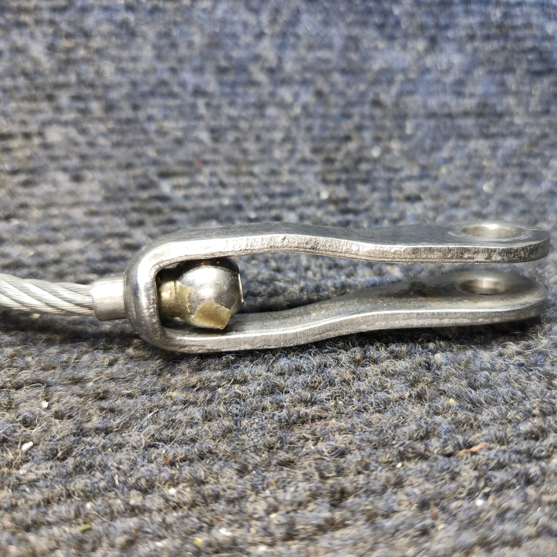 Used aircraft parts for sale, 96908-000 Piper PA32RT-300 Seat Belt Attach Cable Assembly