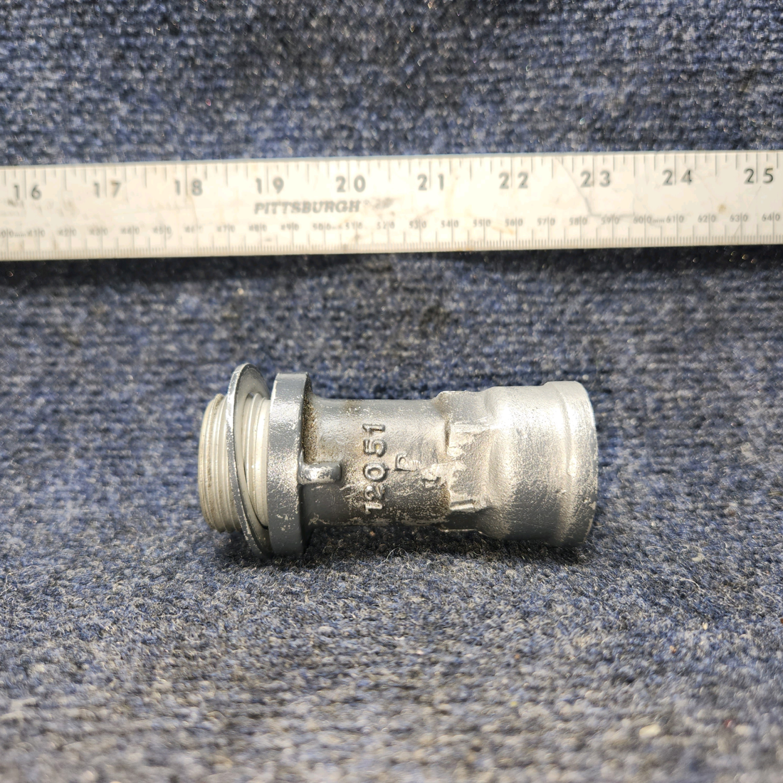 Used aircraft parts for sale, 75737 Lycoming O-540 PIPER PA-24-250 EXTENSION Oil filler short 2-11/16"