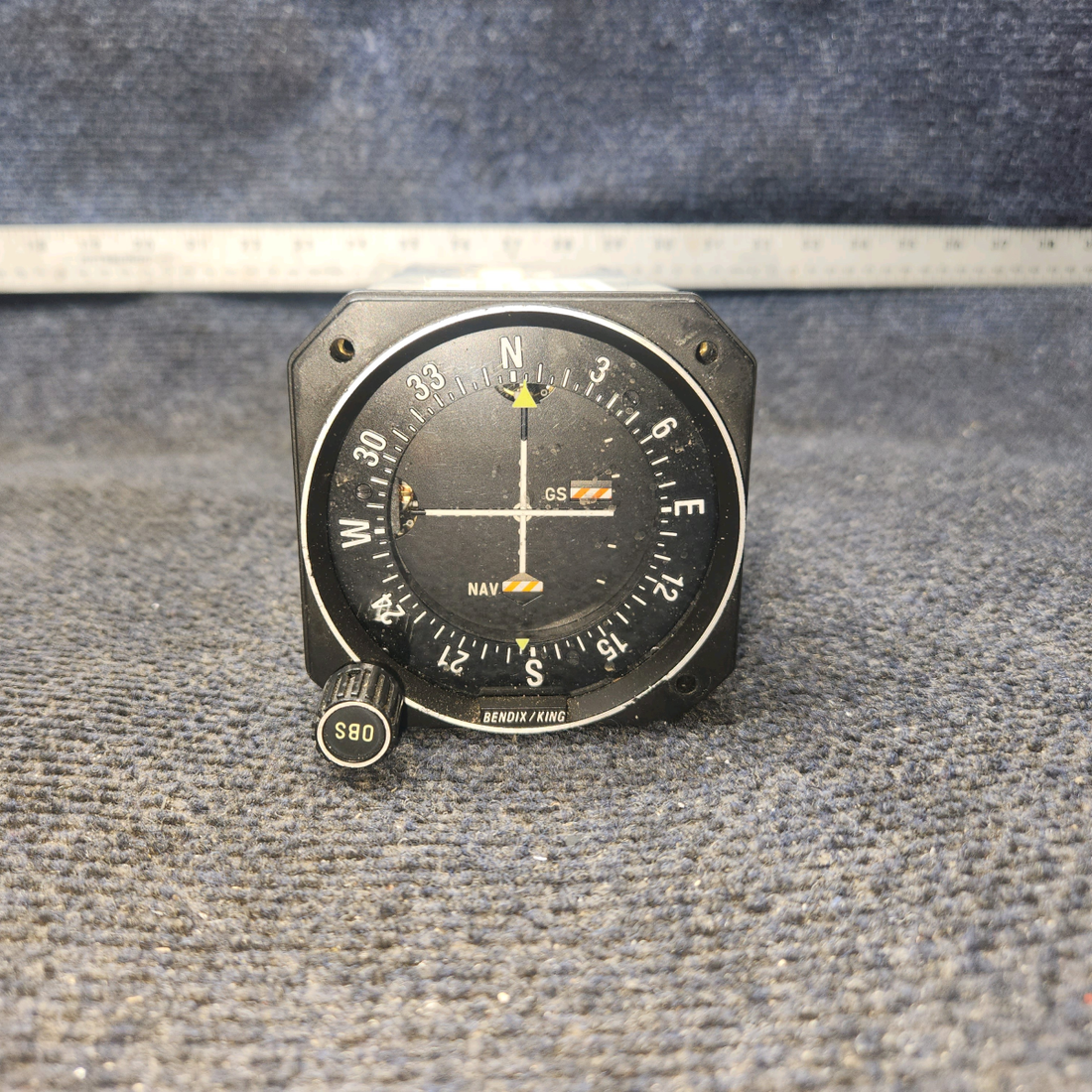 Used aircraft parts for sale, 066-3056-01 Bendix King KI 209 Cessna 182G VOR/LOC Converter and Glide Slope Indicator