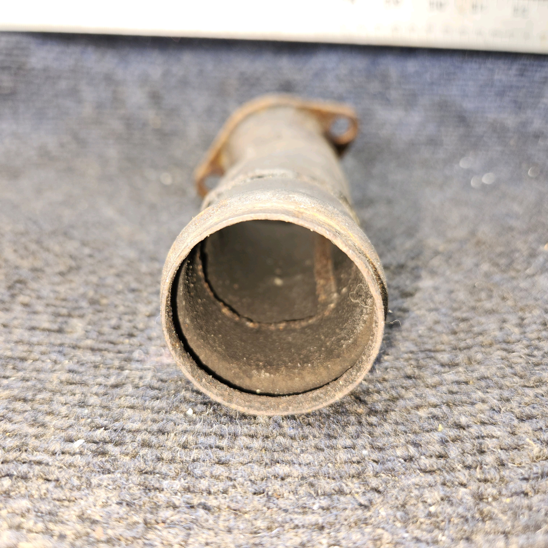 Used aircraft parts for sale, 0550176-13 Continental O-300 Cessna C175 Curved Exhaust Riser