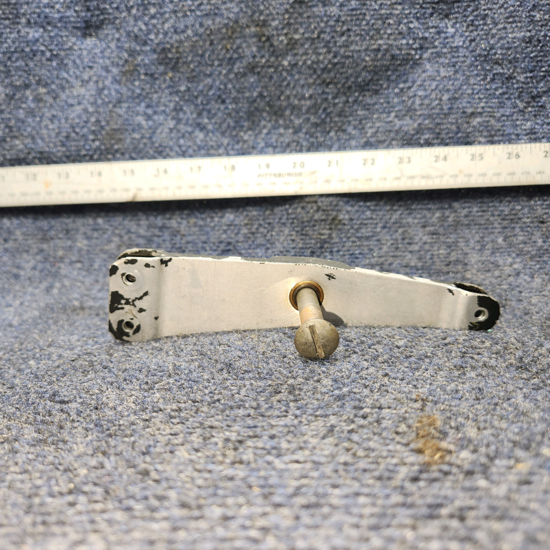 Used aircraft parts for sale, 76407-003 PIPER PA28RT-201 BellCrank Nose Wheel Steering Assy