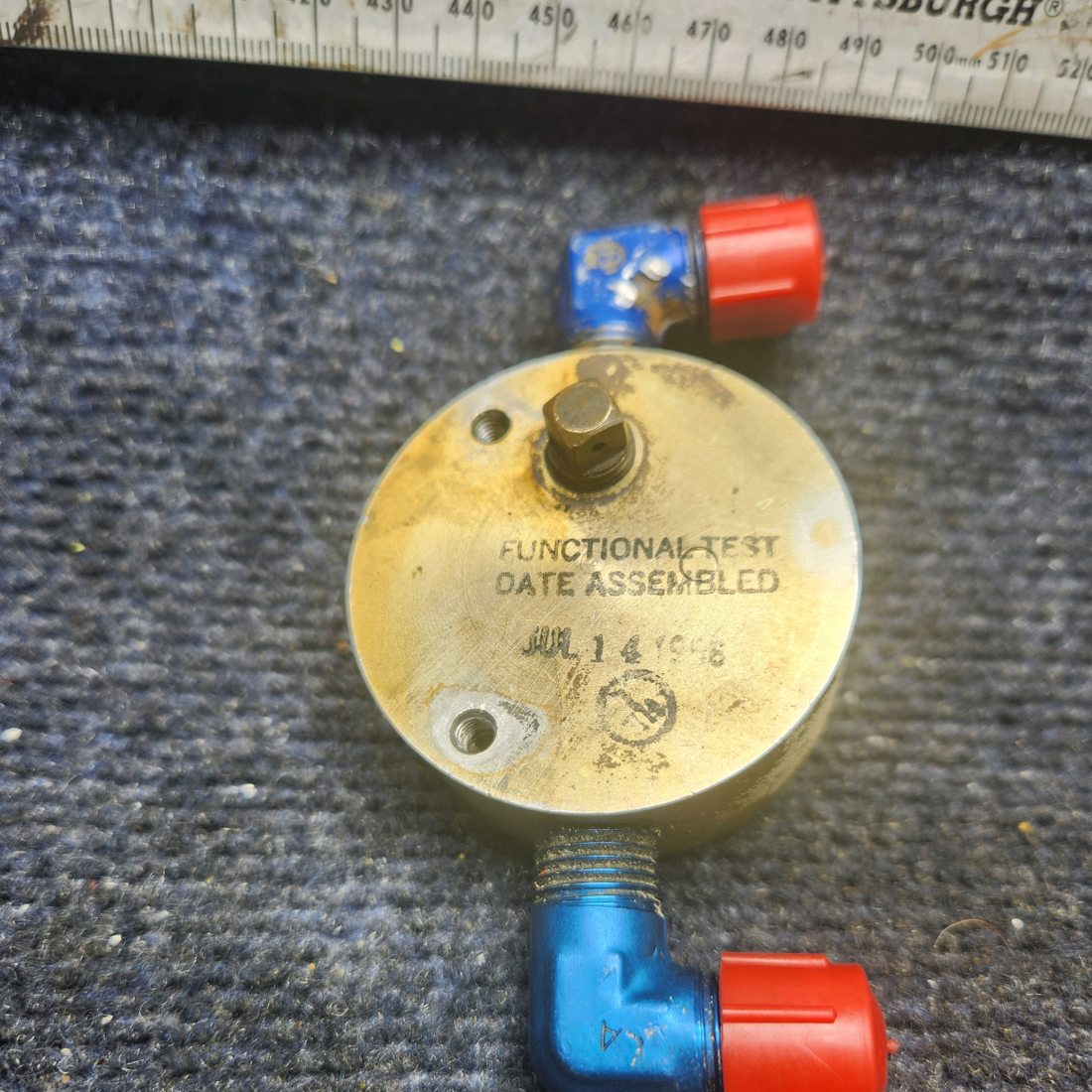 Used aircraft parts for sale, HE759-3 Beechcraft A23A Musketeer Custom III STRAINER GASCOLATOR
