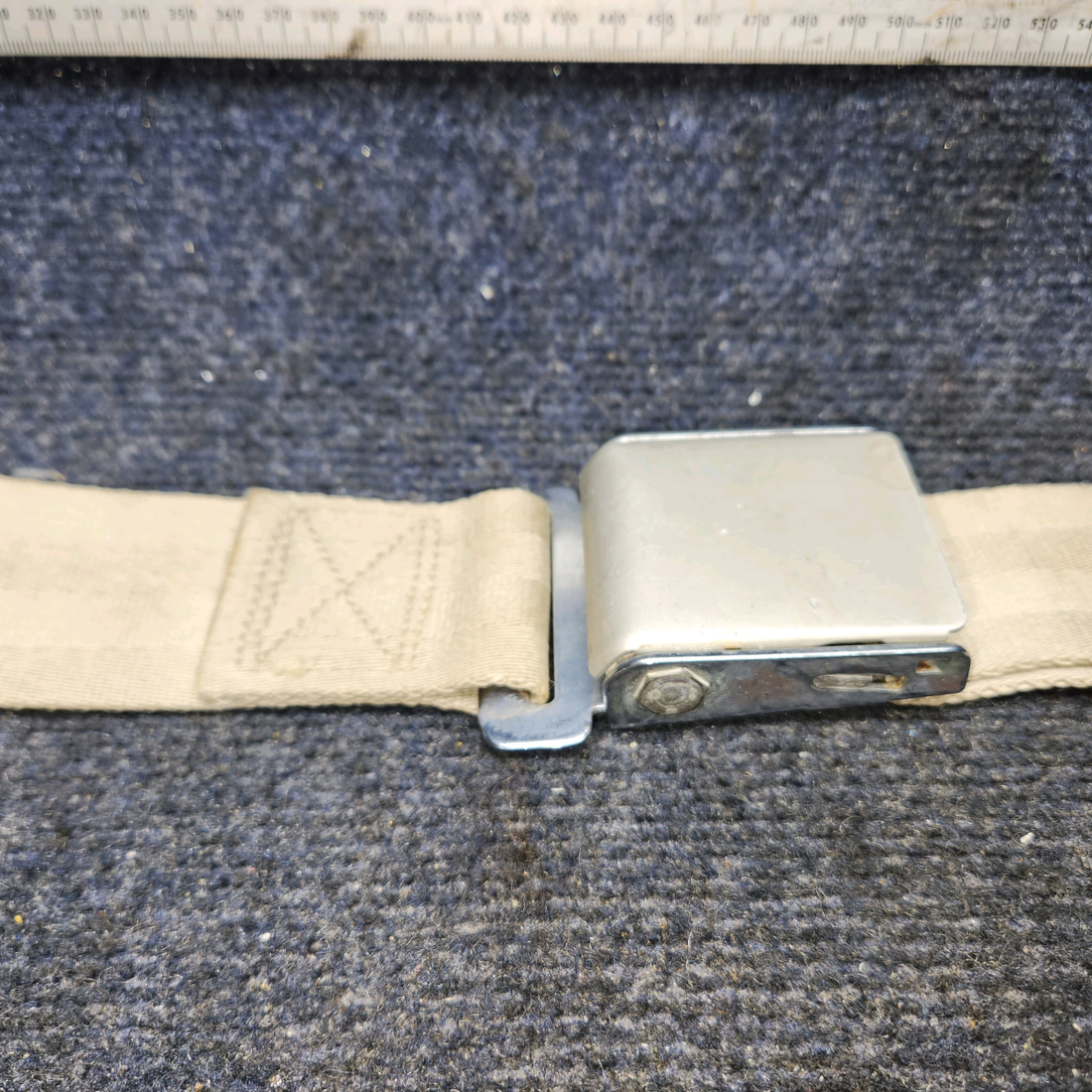 Used aircraft parts for sale, BE-2006 Beechcraft A24R Seatbelt Beige SEE PHOTOS FOR DETAILS