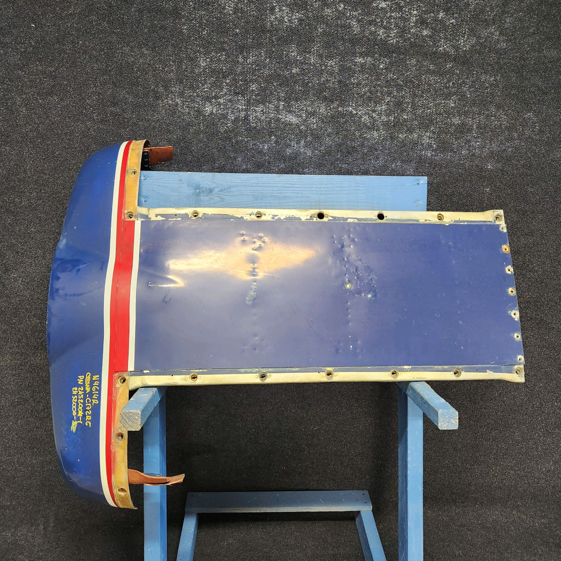 Used aircraft parts for sale, 2452004-1 / 2452000-3 CESSNA C172RG NOSE CAP & UPPER CENTER COWLING ASSEMBLY