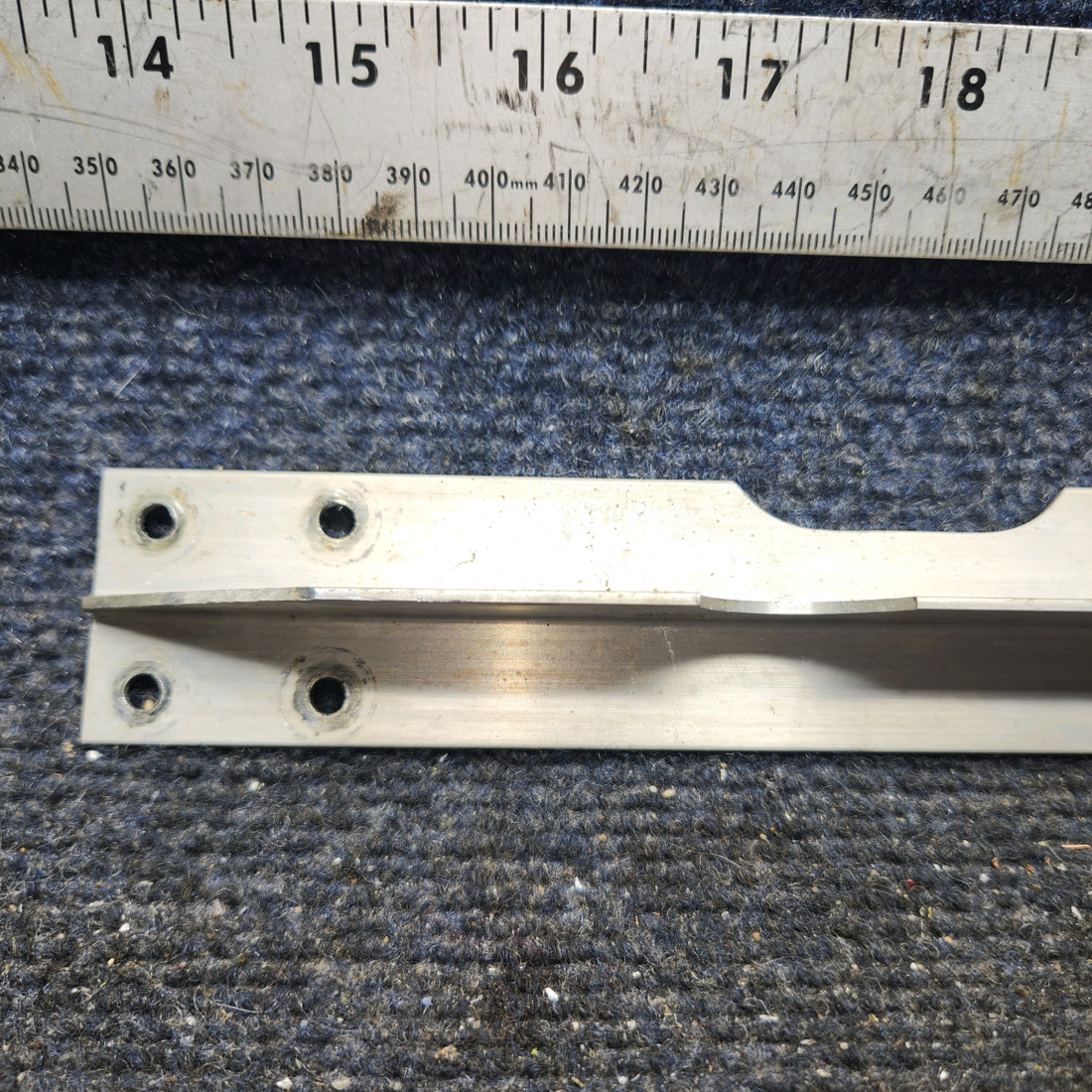 Used aircraft parts for sale, 0411546-1 cessna 150G Seat Rail Stiffener