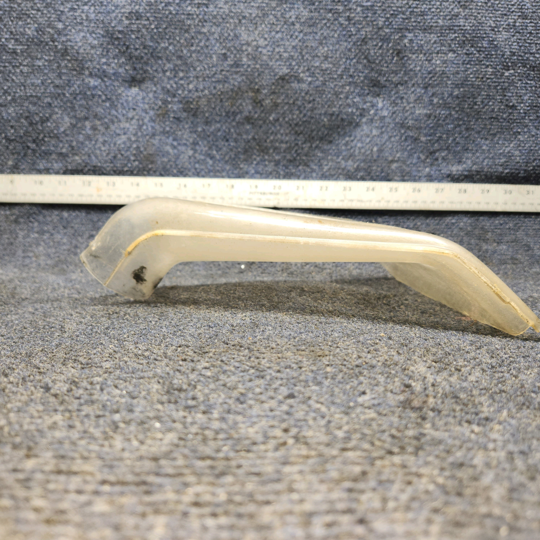 Used aircraft parts for sale, 169-554012-9 Beechcraft A24R Duct Windshield Defrost "Has a Crack in a Hole"