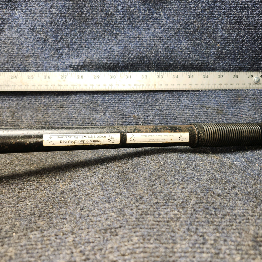 Used aircraft parts for sale, 0510166-6 Cessna 172 Flap Lever Assembly