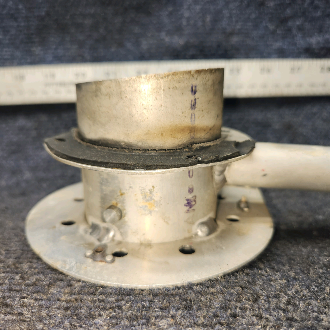 Used aircraft parts for sale, 68416-001 Piper PA28-140 Cabin Air Vent Valve Assy Forward RH