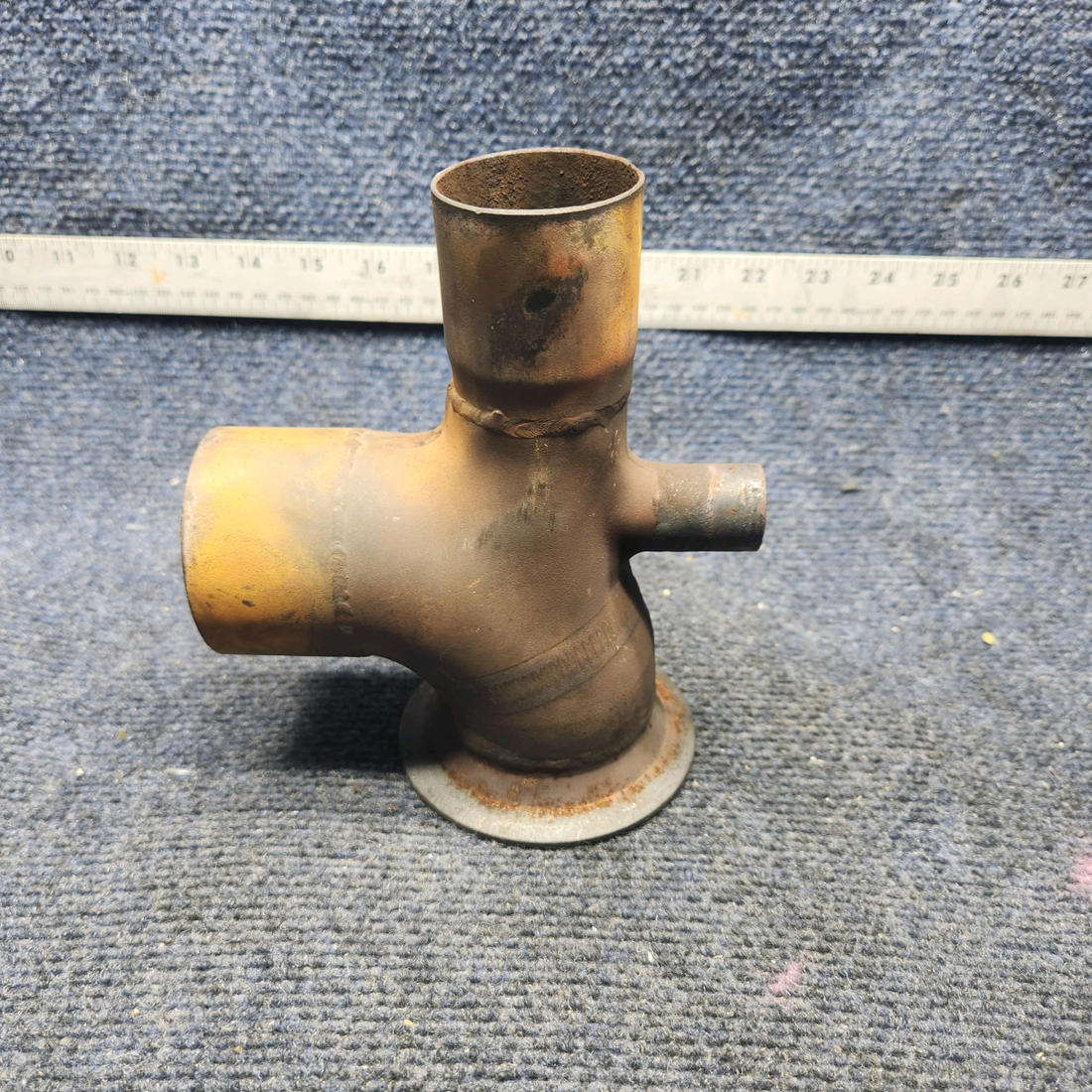 Used aircraft parts for sale, 642220-902-1 Mooney M20K CROSS ASSEMBLY HEADER WITH PROBE HOLE