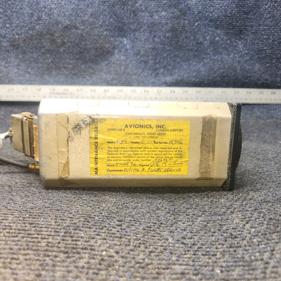 Used aircraft parts for sale, KI-211A Bendix King KI-211A Cessna 182G Indicator