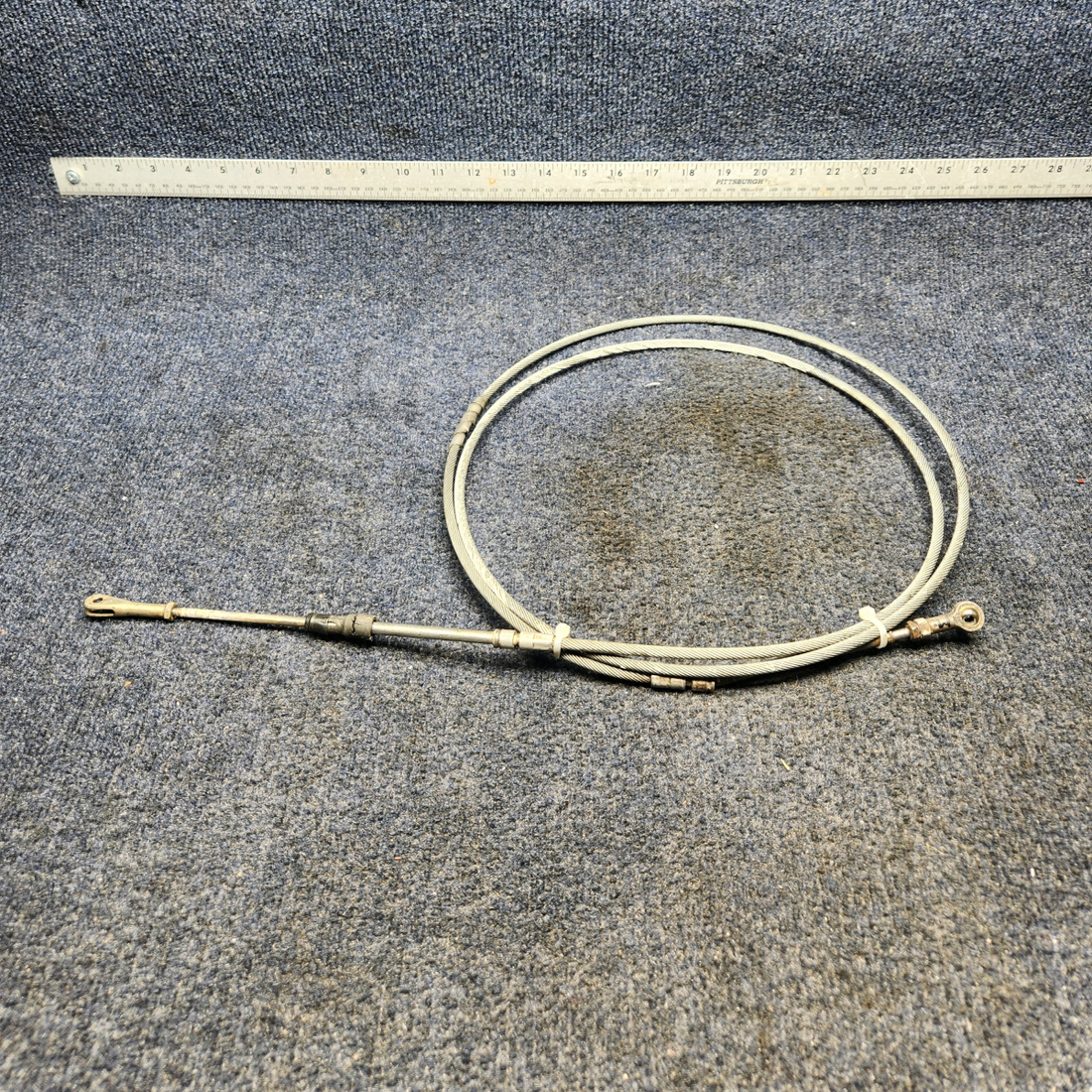 Used aircraft parts for sale, 455-357 Piper PA32RT-300 CONTROL CABLE MIXTURE (113-1/2")