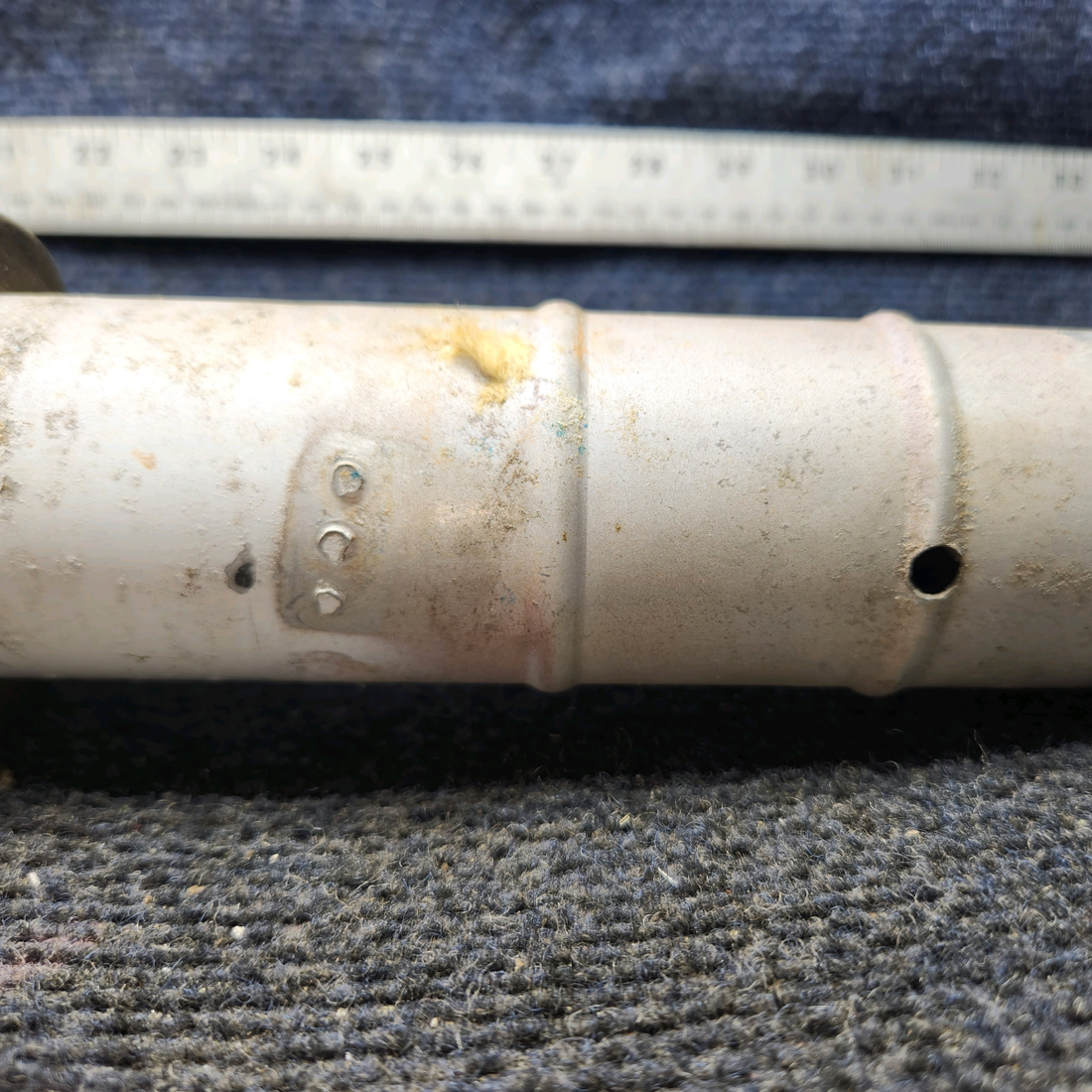 Used aircraft parts for sale, 0411078-2 Cessna C175 Outside Temp Indicator W/ Vent Tube