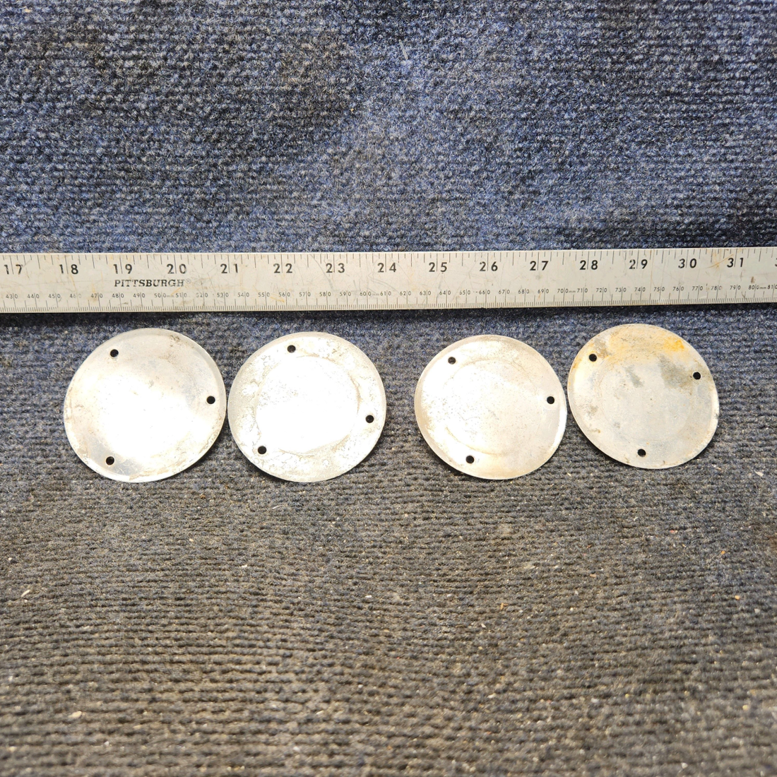 Used aircraft parts for sale, S225-3 Cessna 172E Flap Inspection Cover Plate - Set of 4