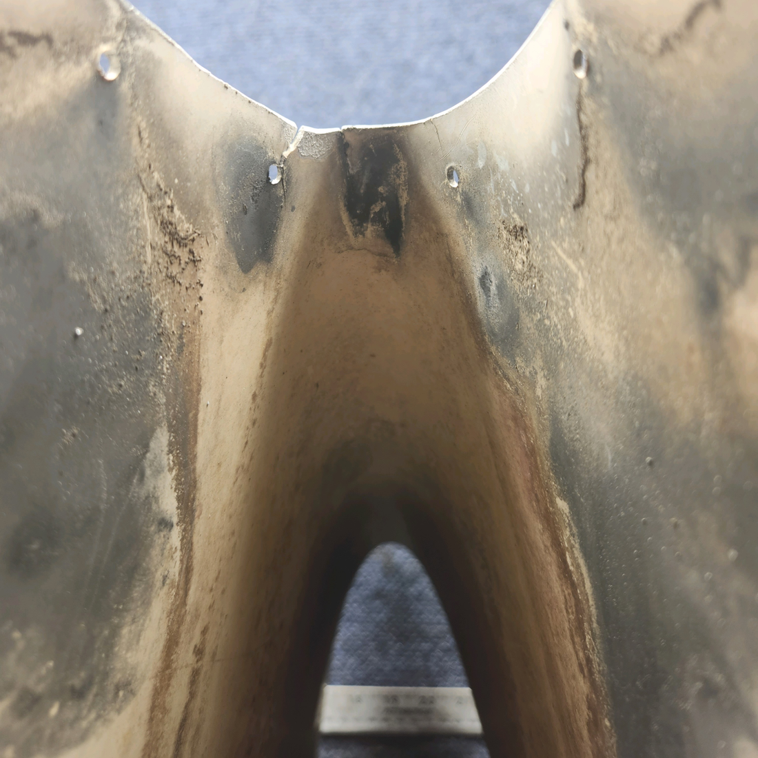 Used aircraft parts for sale, 169-440013-11 Beechcraft A23A Musketeer Custom III DORSAL FIN. "SOME CRACK IN HOLES - SEE PHOTOS"