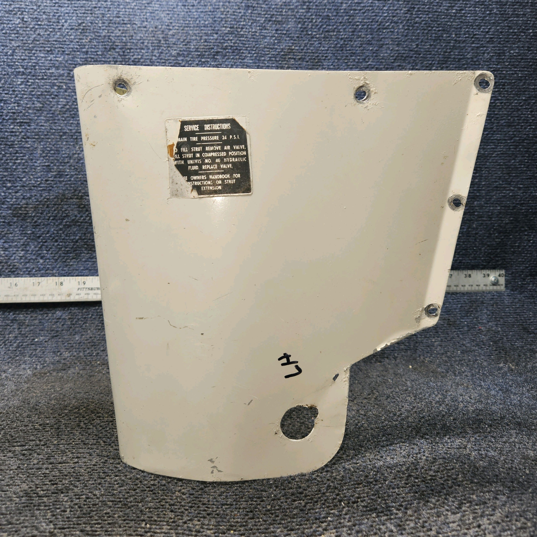 Used aircraft parts for sale, 63338-000 PIPER PA28-140 Main Landing Gear Fairing LH or RH
