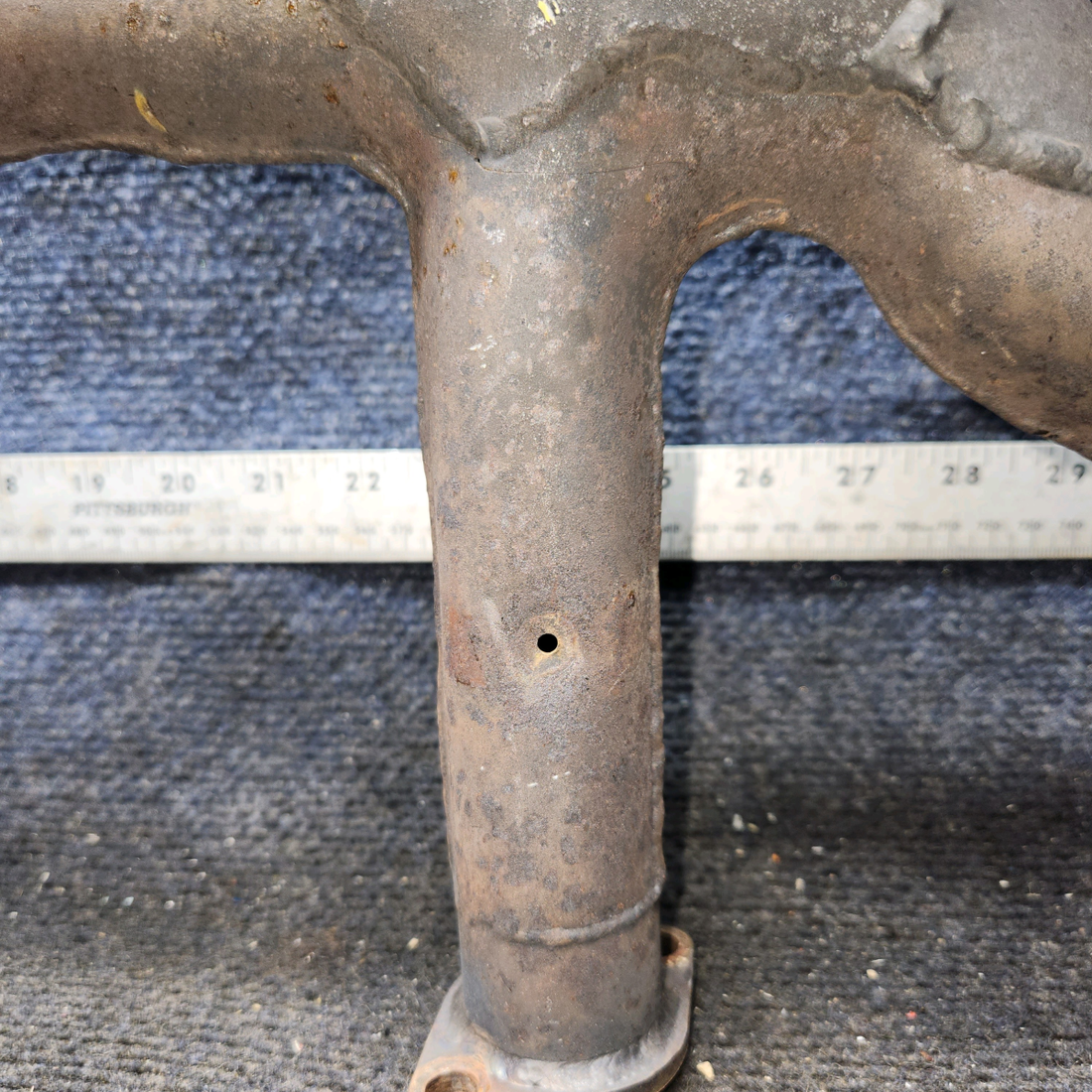 Used aircraft parts for sale, 35-950116 Beechcraft 35-33 Exhaust Stack with EGT Holes – RH