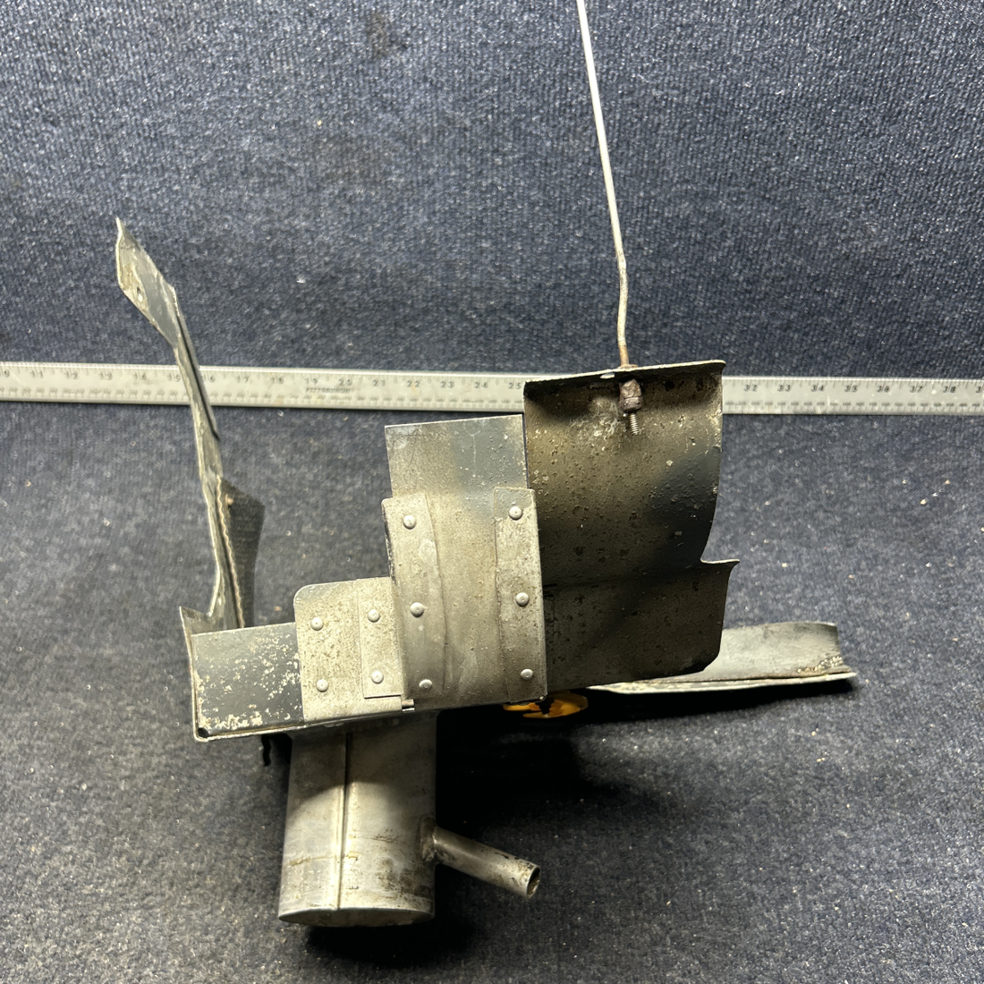 Used aircraft parts for sale, 66677-00 Lycoming O-320 REAR RIGHT BAFFLE