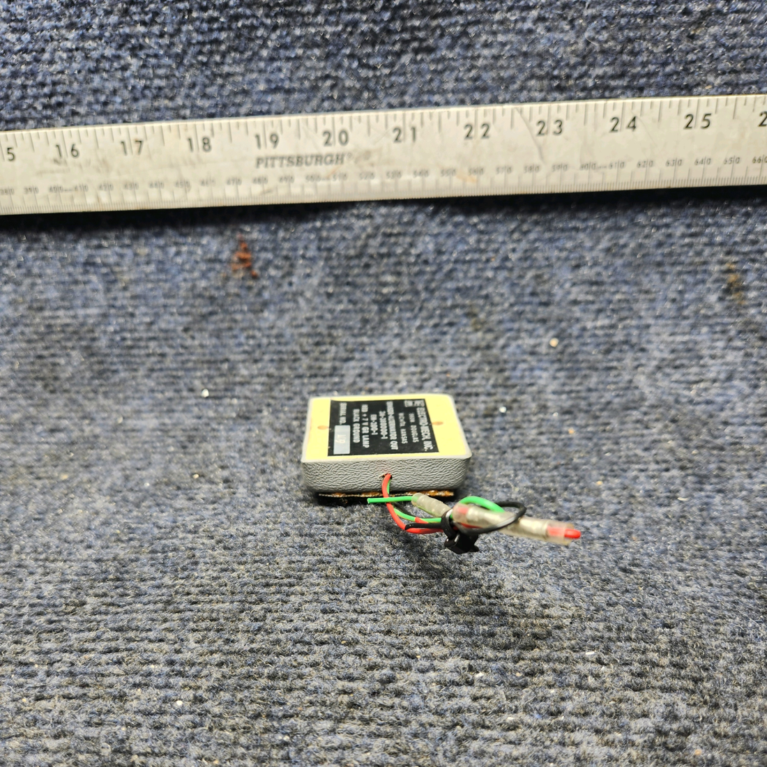 Used aircraft parts for sale, 36-380000-1 Beechcraft F33A ELECTRO-MECH SENSOR ALTERNATOR OUT