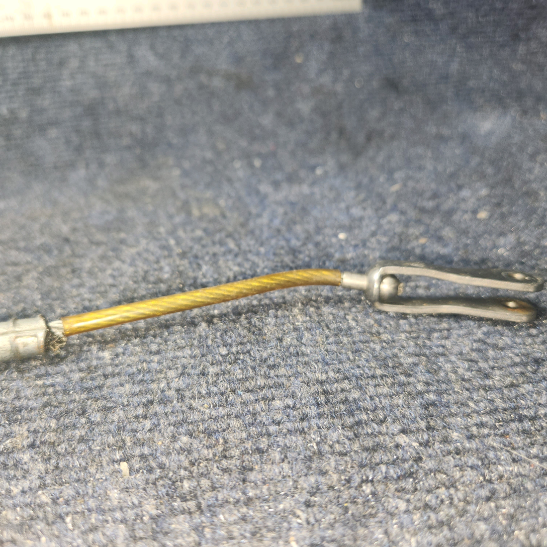 Used aircraft parts for sale, 65774-000 PIPER PA28-140 Cable Assy Seatbelt Attach