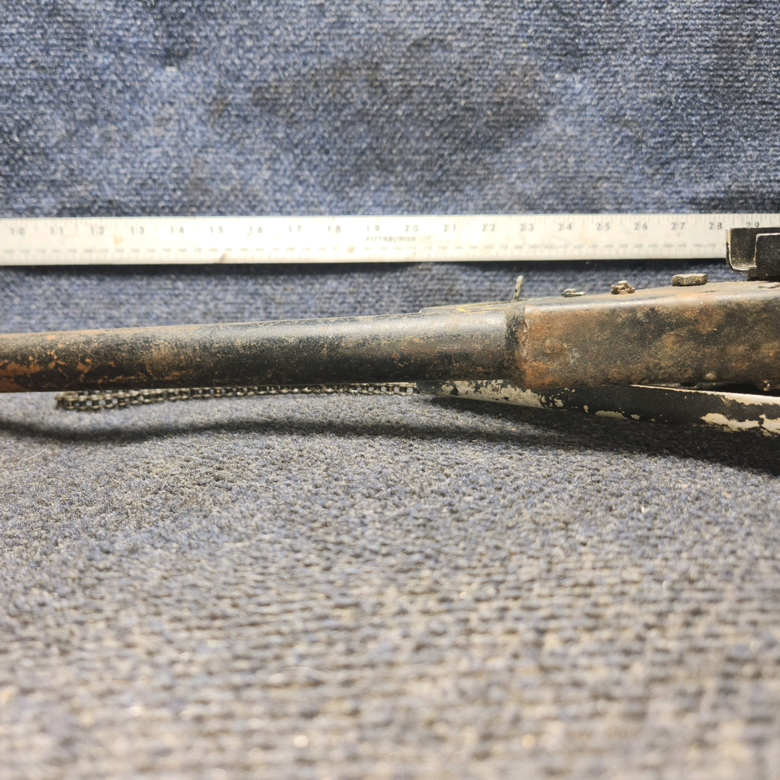 Used aircraft parts for sale, 169-524000-603 Beechcraft C23 SUNDOWNER Flap Control Assembly with Handle