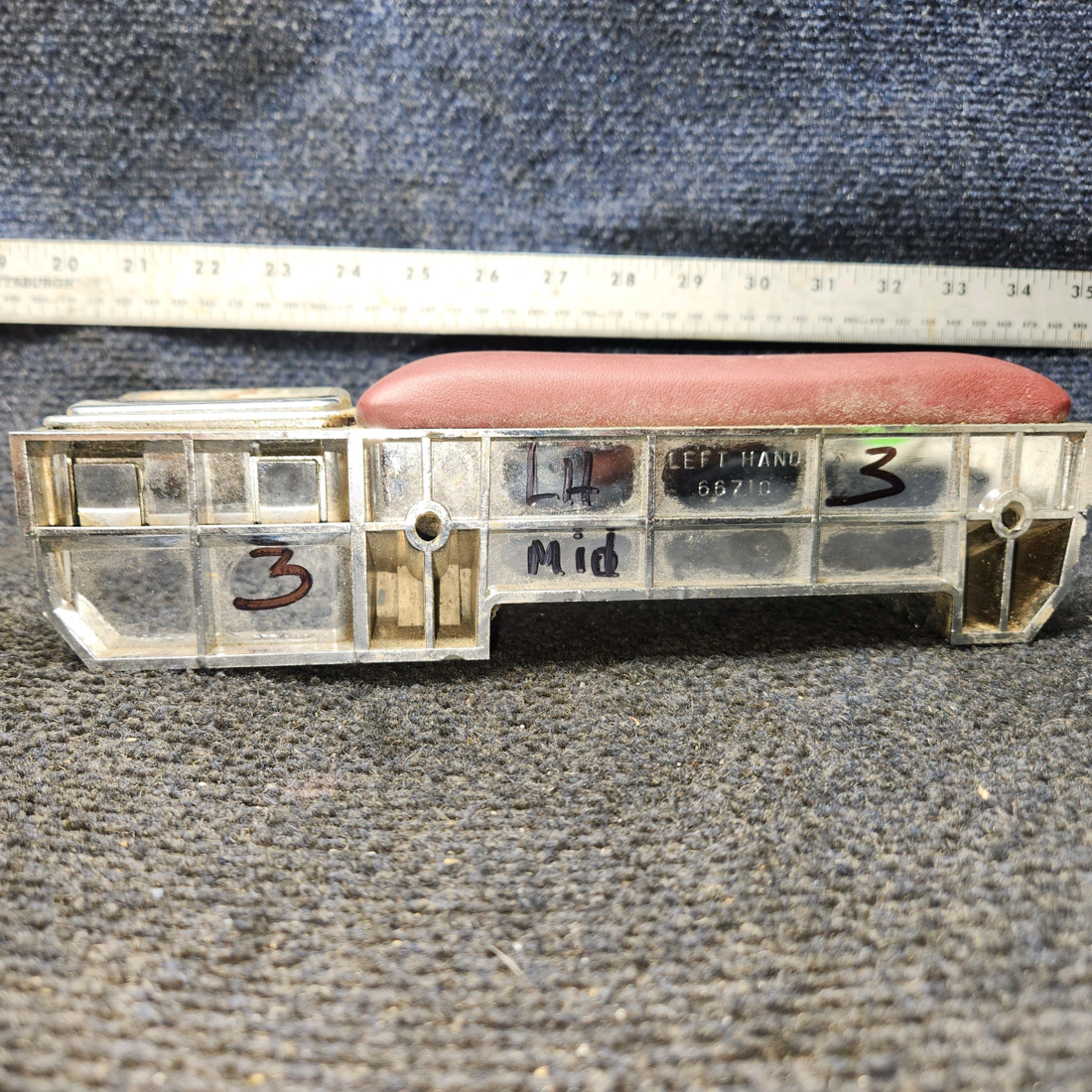 Used aircraft parts for sale, 66710-016 Piper PA32RT-300 Cabin Armrest with Ashtray - LH