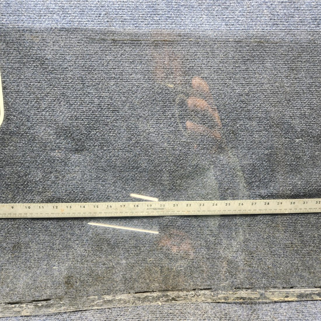 Used aircraft parts for sale, 65826-005 PIPER PA28-161 Warrior III WINDOW FRONT LEFT ASSEMBLY W/ STROM WINDOW