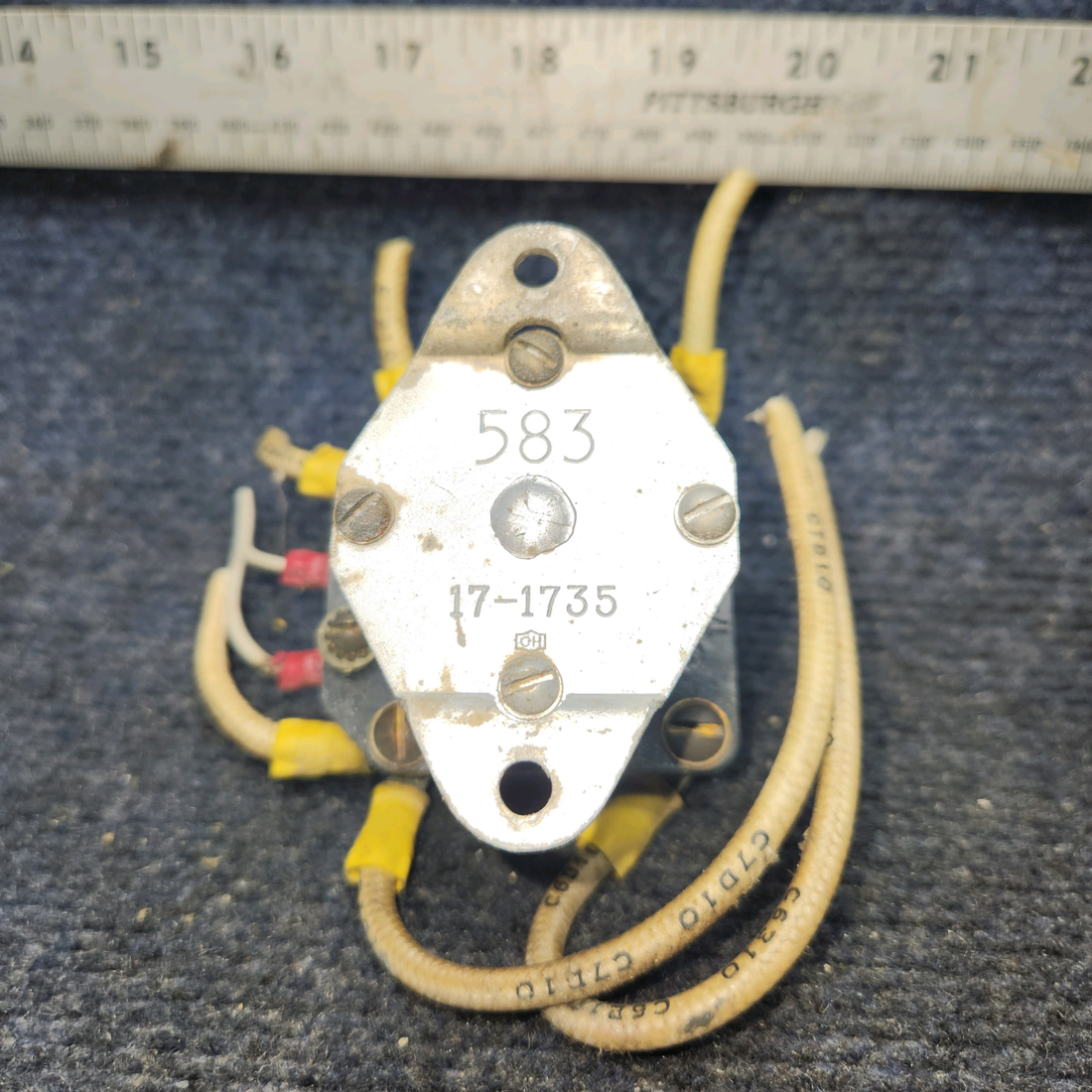 Used aircraft parts for sale, 6041H50A Beechcraft A24R Relay Solenoid 12 Volts