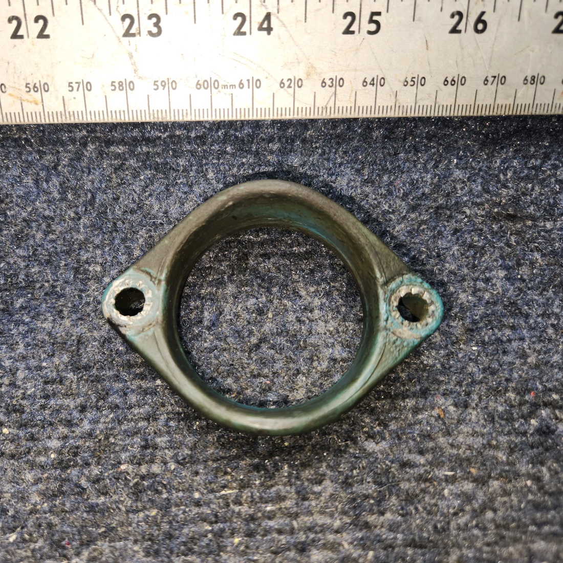 Used aircraft parts for sale, 73346 Lycoming O-320 Piper PA28-140 Upper Intake Pipe Flange – Price is for Each