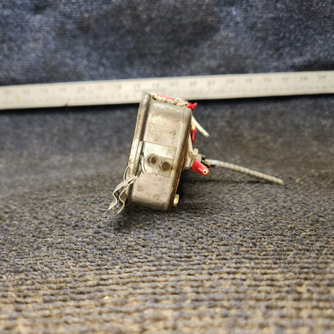 Used aircraft parts for sale, 0513144-13 Cessna 172F Instrument Cluster Panel W/ Cover