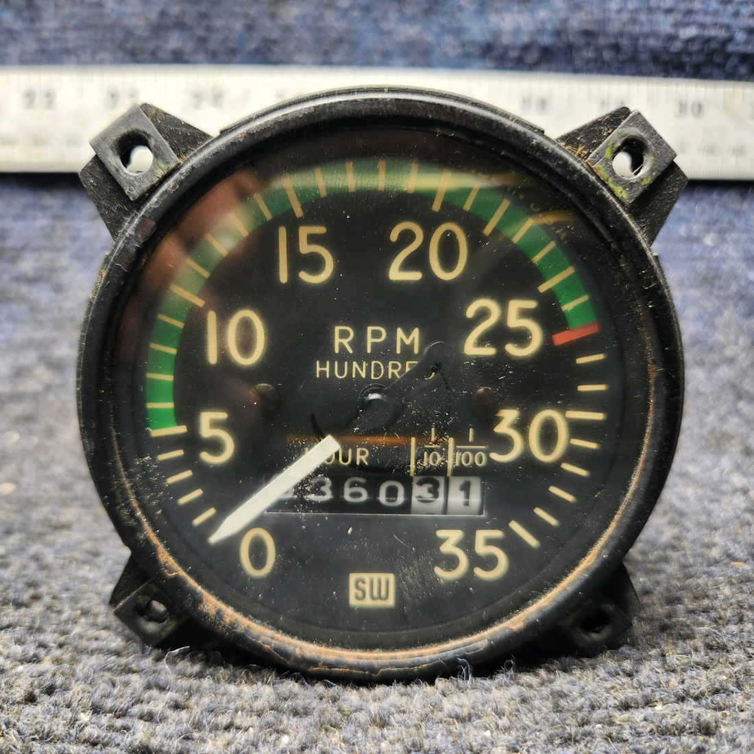Used aircraft parts for sale, PS50048-15-1 Piper PA28-140 Tachometer