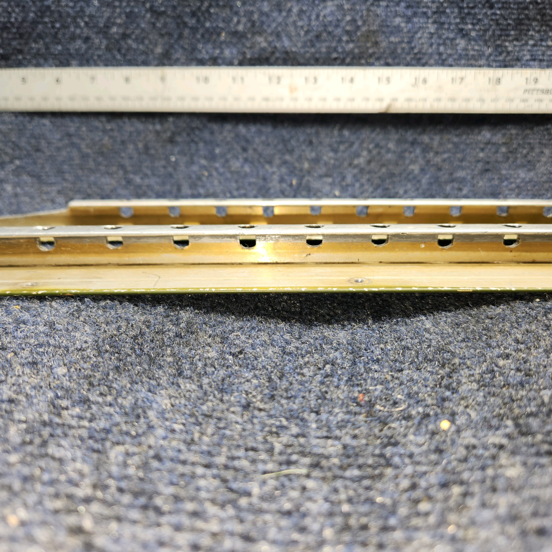 Used aircraft parts for sale, 2414002-2 Cessna 172RG Seat Rail R/H Outboard and Inboard- Copilot -Pair