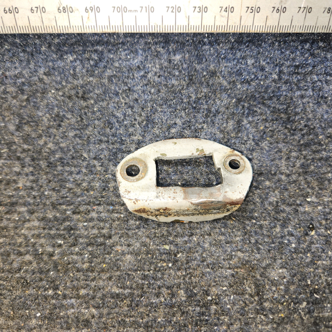 Used aircraft parts for sale, 0711024-4 Cessna 182G Striker Plate Cabin Door