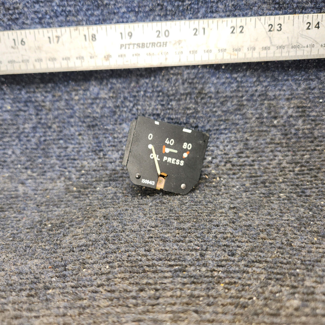 Used aircraft parts for sale, 1509413 Continental, Lycoming Oil Press Indicator