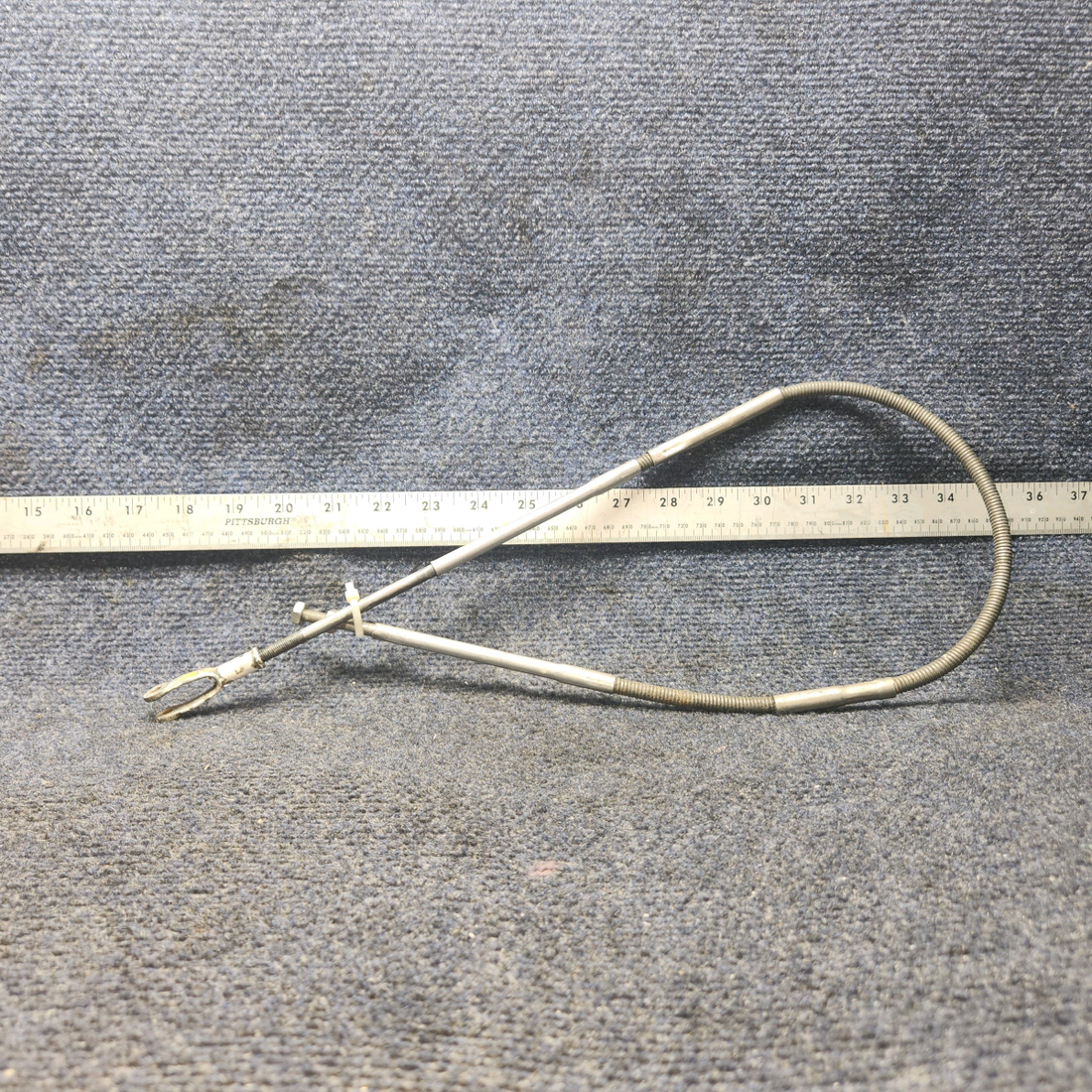 Used aircraft parts for sale, 9860075-4 Cessna 182P COWL FLAP CONTROL CABLE 36"