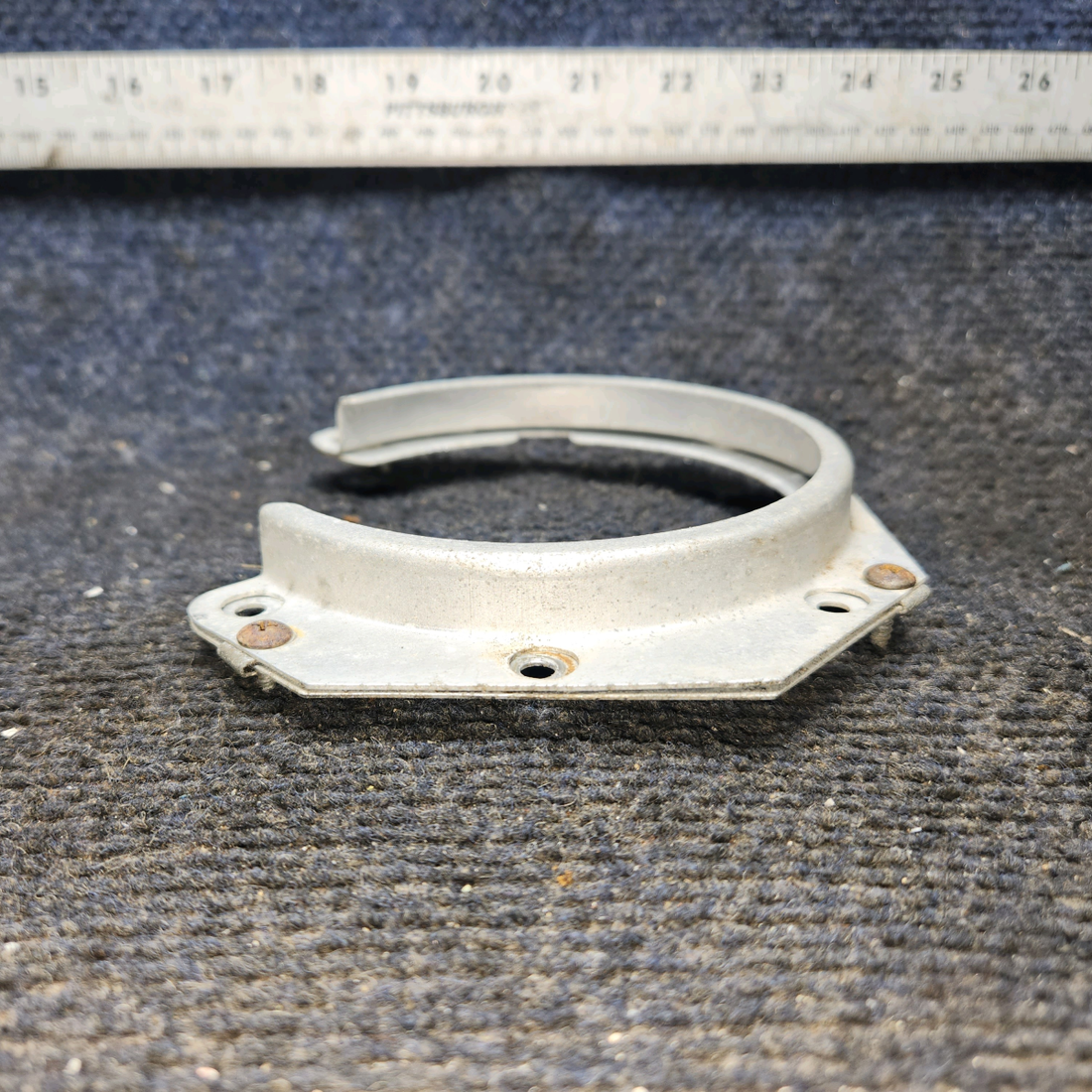 Used aircraft parts for sale, 0423542-6 Cessna 172E Landing Light Bracket Assembly