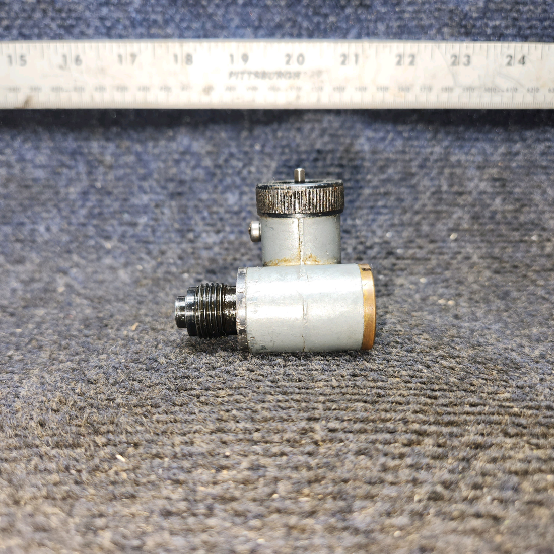 Used aircraft parts for sale, 106301 Continental GO-300 Cessna C175 Tachometer 90 Degree Elbow Cable Adapter