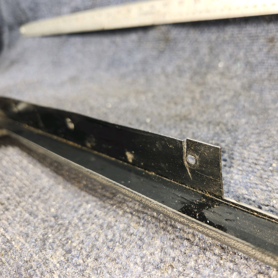 Used aircraft parts for sale, 01-028423-01 Piper PA28-140 Instrument Panel Cover Lower RH