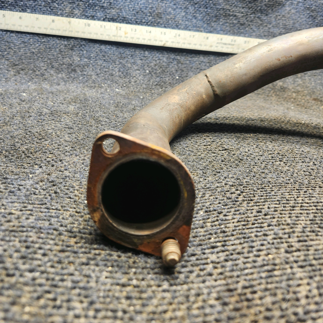 Used aircraft parts for sale, 99044-03 Piper PA-28-140 Exhaust Stack – Left Rear