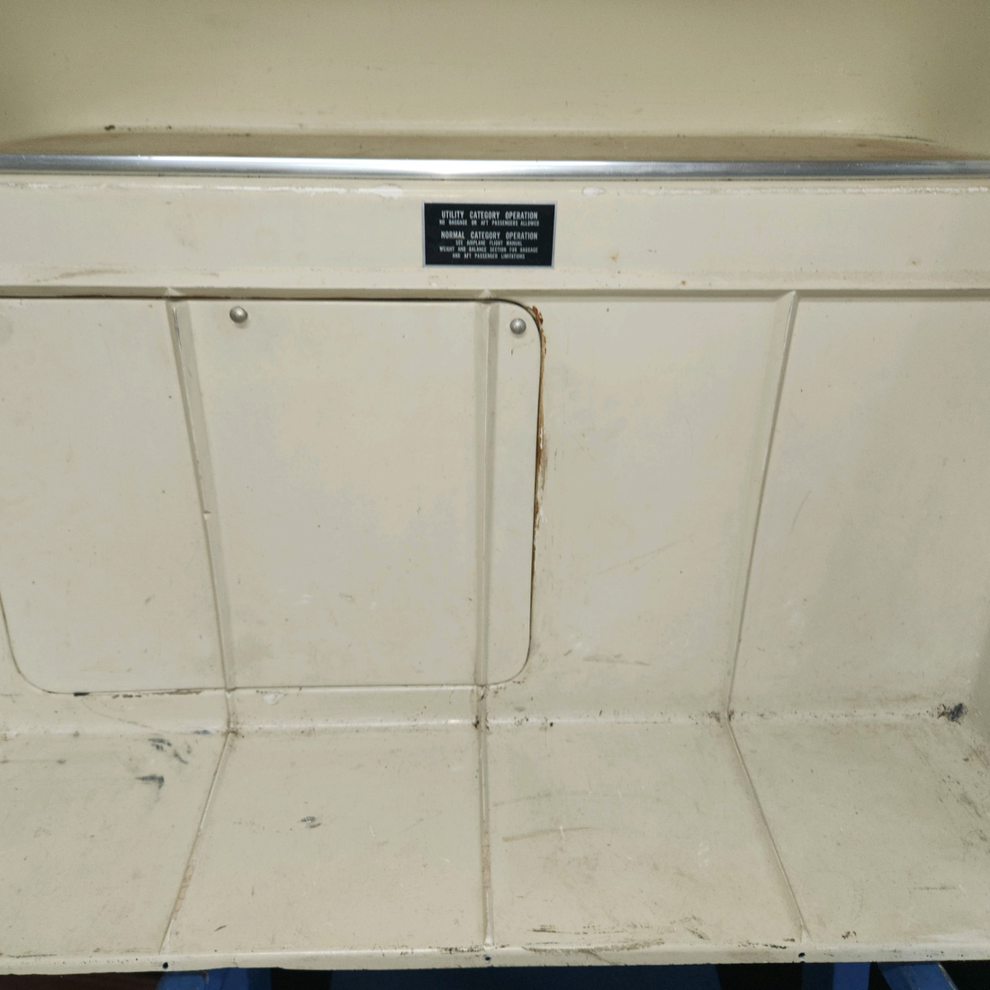 Used aircraft parts for sale, 66670-000 Piper PA28-140 Cabin  Bulkhead Rear Assy With Door