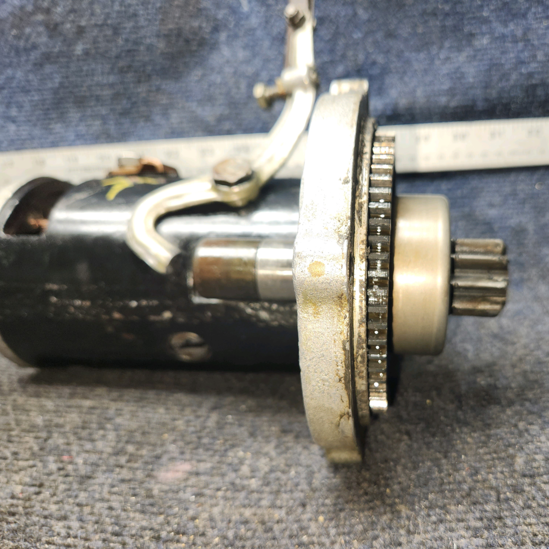 Used aircraft parts for sale, 1908539 Continental O-300-A Cessna 172 Continental Starter Motor – Includes Gears & Clutch
