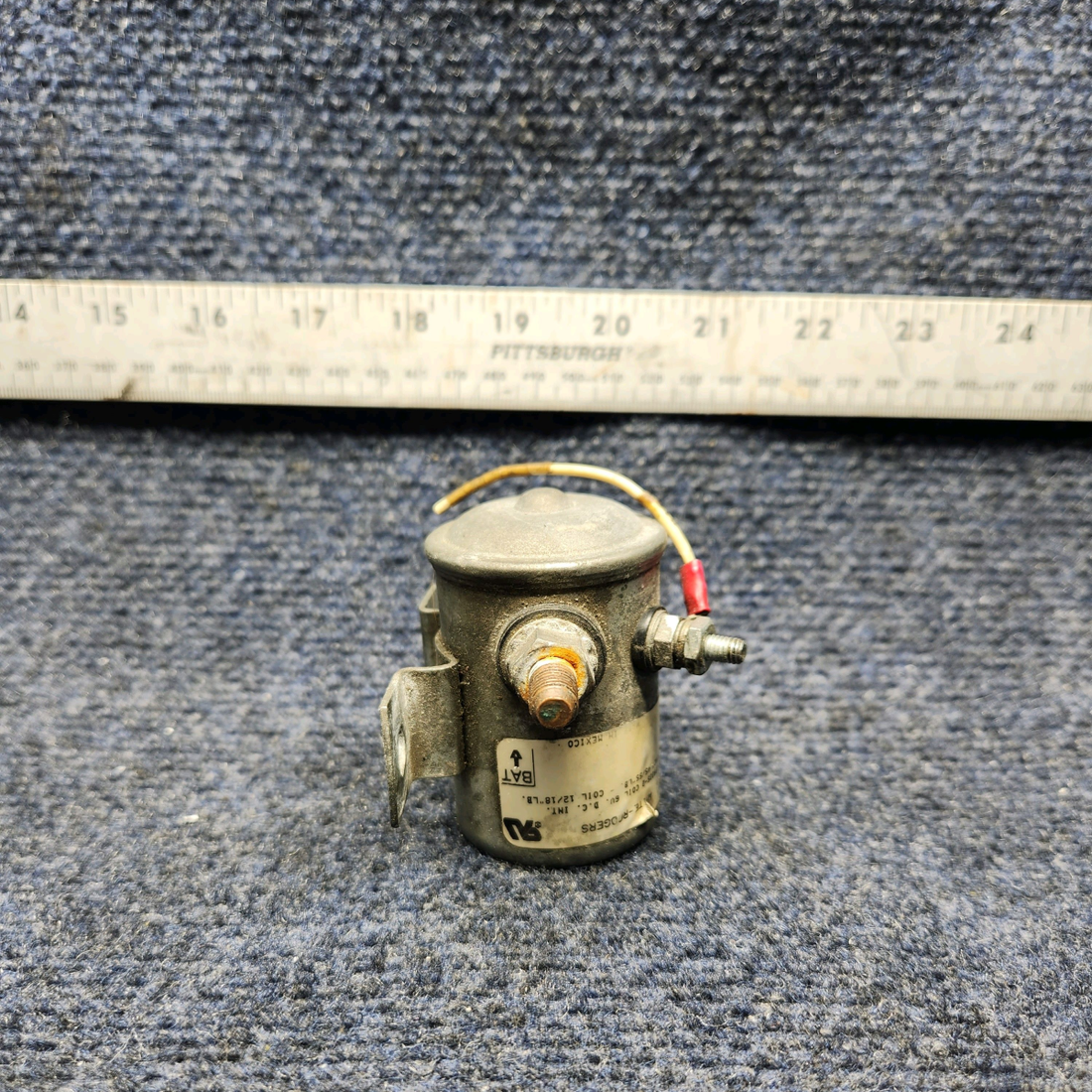 Used aircraft parts for sale, 71-109225-2 White Rodgers MOONEY M20J SOLENOID ASSEMBLY