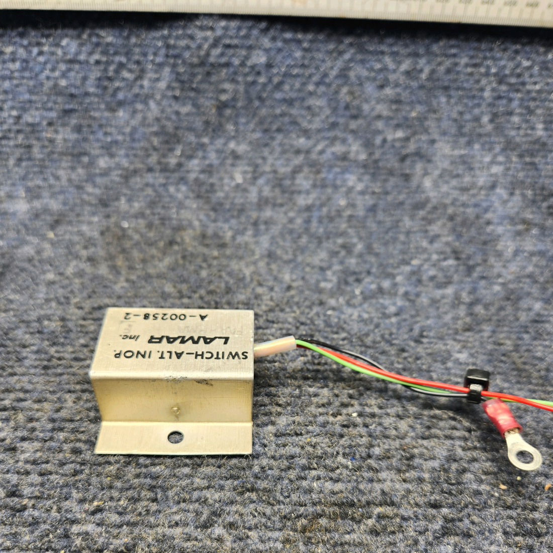 Used aircraft parts for sale, A-00258-2 Lamar PIPER PA28-161 Warrior III LAMAR ALTERNATOR INOPERATIVE SWITCH
