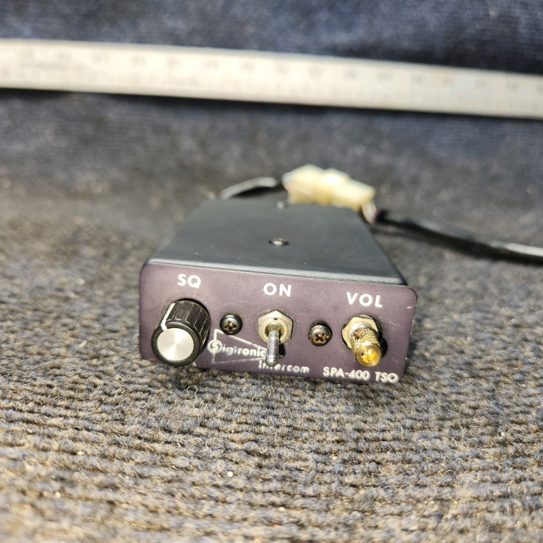 Used aircraft parts for sale, SPA-400 Sigtronics Beechcraft 35-33 Four-Place Intercom