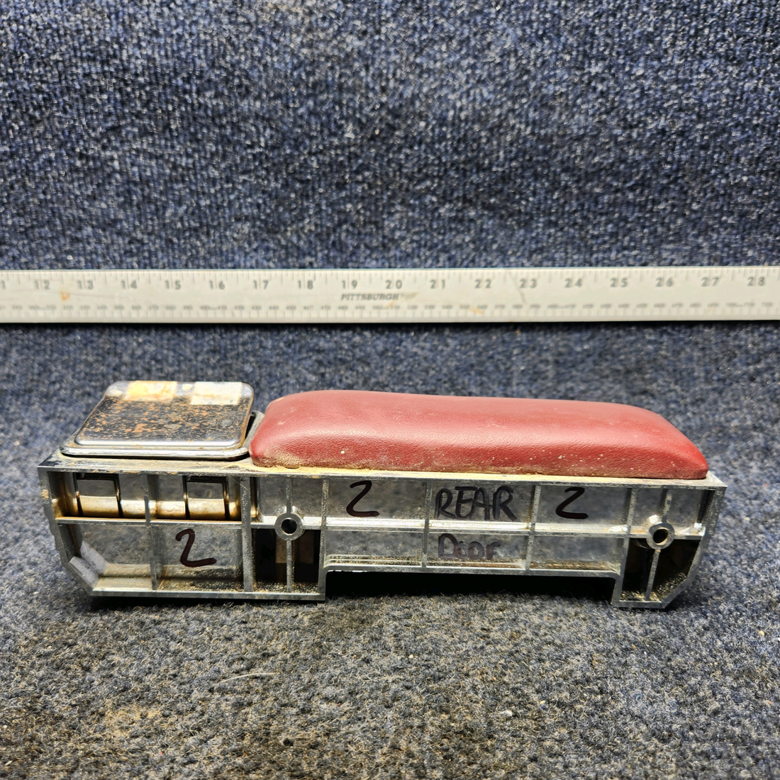 Used aircraft parts for sale, 66710-016 Piper PA32RT-300 CABIN ARMREST LH W ASHTRAY
