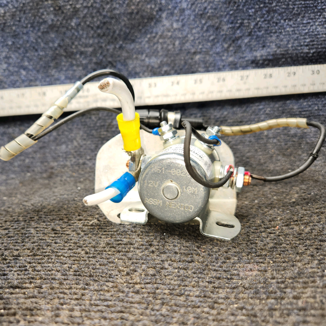 Used aircraft parts for sale, X61-0028 Lamar Cessna 172E Solenoid Assembly (Volts: 12)