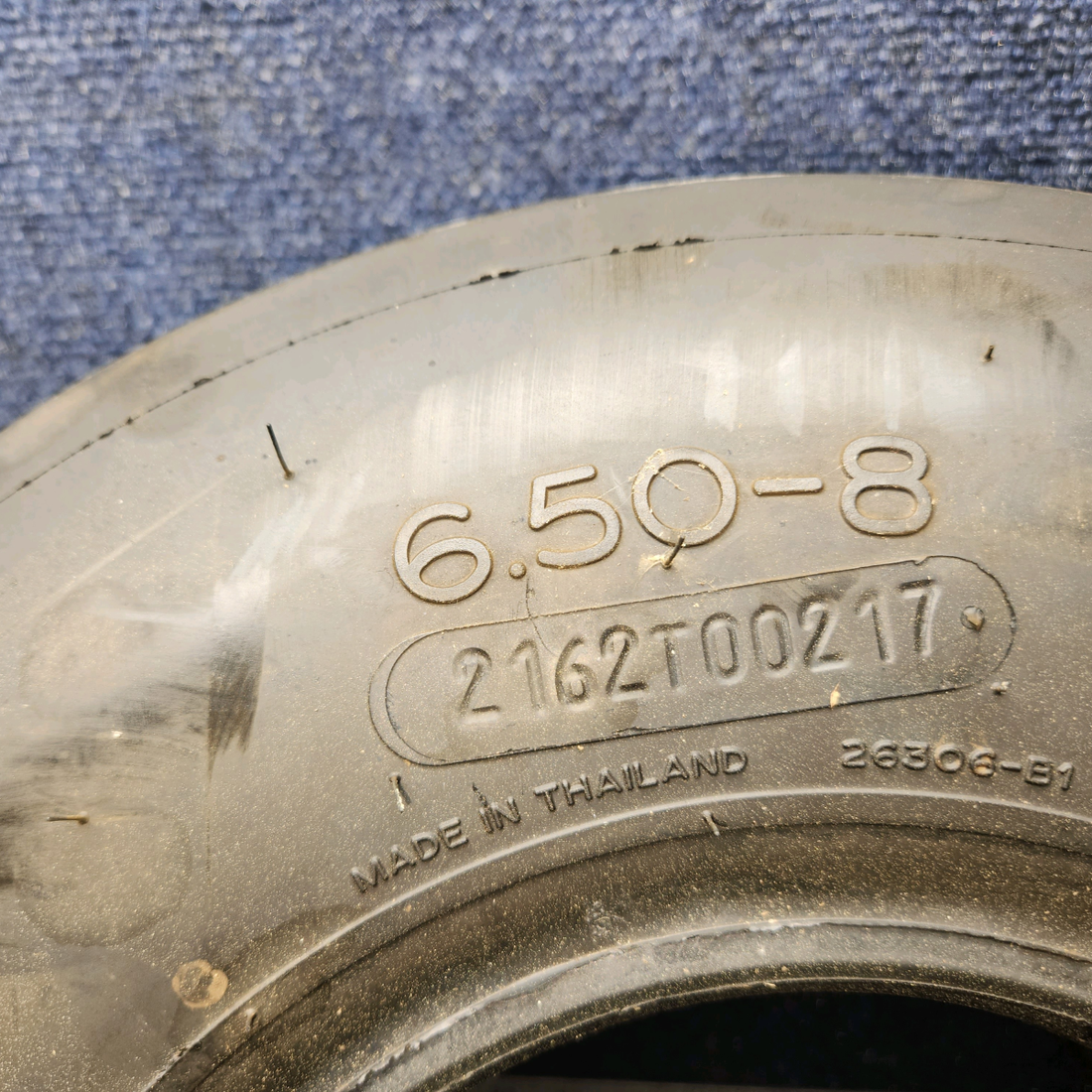 Used aircraft parts for sale, 6.50-8  8PLY Condor BEECHCRAFT 95-55B Tire with Tube