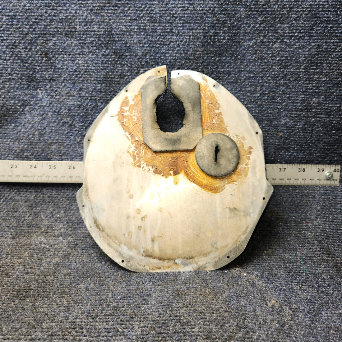 Used aircraft parts for sale, 65494-000 Piper PA28-140 Aft Fuselage Closeout Plate