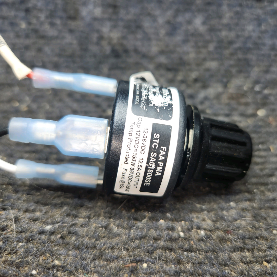 Used aircraft parts for sale, 9100-001-A MaxDim cessna 172k Panel Dimmer